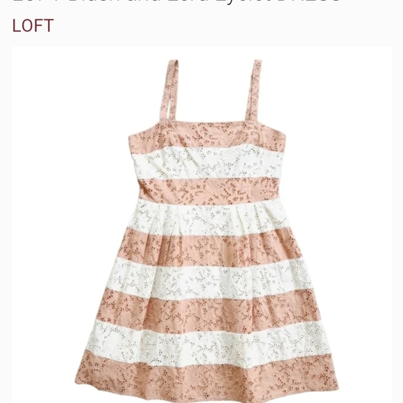 Ann Taylor LOFT, eyelet dress, size 12. - Picture 11 of 14